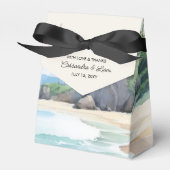 Ballotins Mariage de paysage de la plage d'été (Verso)