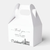 Ballotins Mariage de Pittsburgh Ballotin personnalisé (Verso)