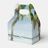 Ballotins Mariage de plage de palmiers tropicaux (Arrière)