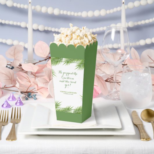 Ballotins Mariage de plage Feuille de palme tropical (Mariage)