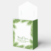 Ballotins Mariage de plage Feuille de palme tropical (Ouvert)