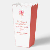 Ballotins Mariage de plage Tropical Sunset Palm Tree Beach (Recto)