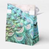 Ballotins Mariage de plumes Aqua Peacock Extravagant (Arrière)