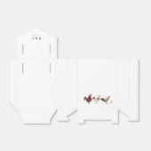 Ballotins Mariage de poulet de ferme rustique moderne (Déplié)