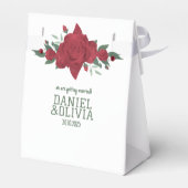 Ballotins Mariage de Red Roses Boho (Arrière)