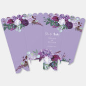 Ballotins Mariage de script Floral Aquarelle (Déplié)