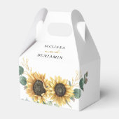 Ballotins Mariage de script floral de l'Eucalyptus de tourne (Verso)