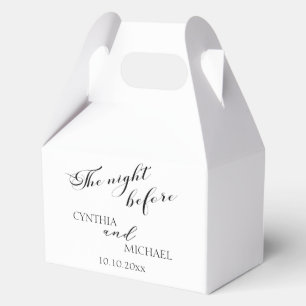 Ballotins Mariage de script moderne "La nuit d'avant"