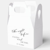 Ballotins Mariage de script moderne "La nuit d'avant" (Ouvrir)