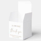 Ballotins Mariage de script or Merci doux chic (Ouvert)