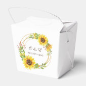 Ballotins Mariage de Sunflowers (Arrière)