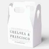 Ballotins Mariage de typographie moderne Série simple (Ouvert)