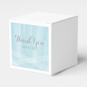 Ballotins Mariage déco aquarelle bleu