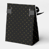 Ballotins Mariage d'effet Black & Gold moderne (Arrière)