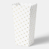 Ballotins Mariage d'effet blanc et or moderne (Verso)