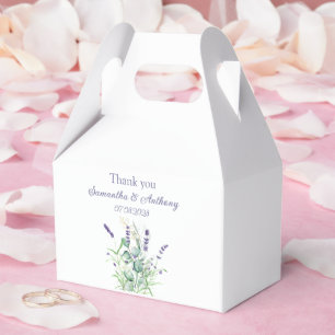 Ballotins Mariage des herbes d'aquarelle Lavender Eucalyptus
