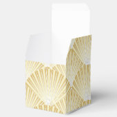 Ballotins Mariage design Art déco couleur or (Ouvert)