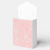 Ballotins Mariage design Art déco en marbre rose (Ouvert)
