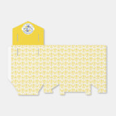 Ballotins Mariage d'été moderne citron citron (Déplié)