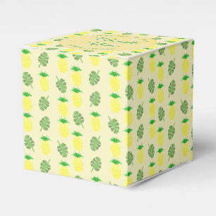 Ballotins Mariage d'été tropical Ananas et Palm Feuille