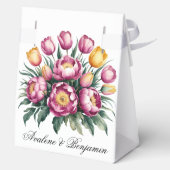 Ballotins Mariage d'harmonie florale dynamique (Verso)