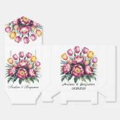 Ballotins Mariage d'harmonie florale dynamique (Déplié)