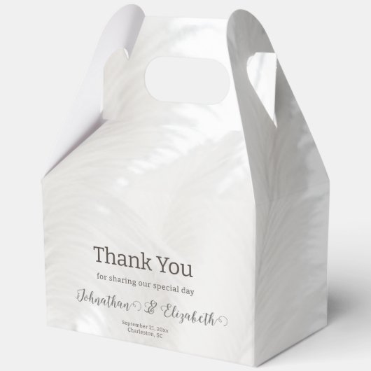 Ballotins Mariage d'herbe Boho Pampas (Recto)