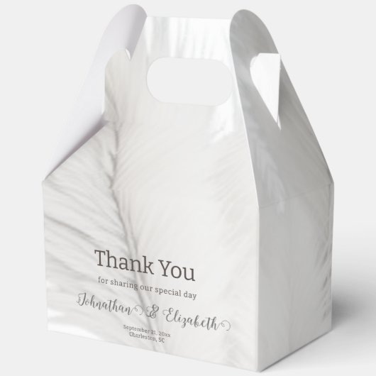 Ballotins Mariage d'herbe Boho Pampas (Verso)