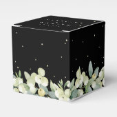 Ballotins Mariage d'hiver Elégant Black Snowberry+Eucalyptus (Verso)