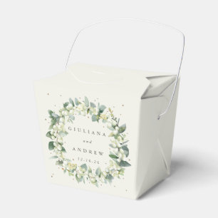 Ballotins Mariage d'hiver élégant Crème Symphorine+Eucalyptu
