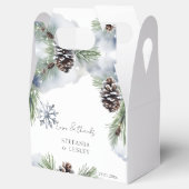 Ballotins Mariage d'hiver privilégiés personnalisée (Ouvert)