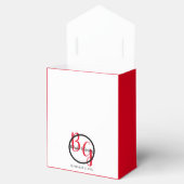 Ballotins Mariage d'initiales personnalisées simples (Ouvert)