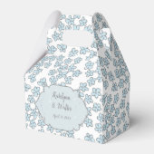 Ballotins Mariage Doodle Fleurs Bleu Clair Forget-Me-Nots (Verso)
