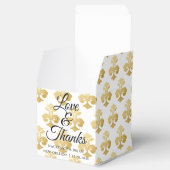 Ballotins Mariage d'or Fleur De Lis personnalisé (Ouvert)