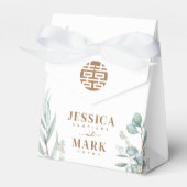 Ballotins Mariage double bonheur Eucalyptus (Verso)