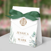 Ballotins Mariage double bonheur Eucalyptus