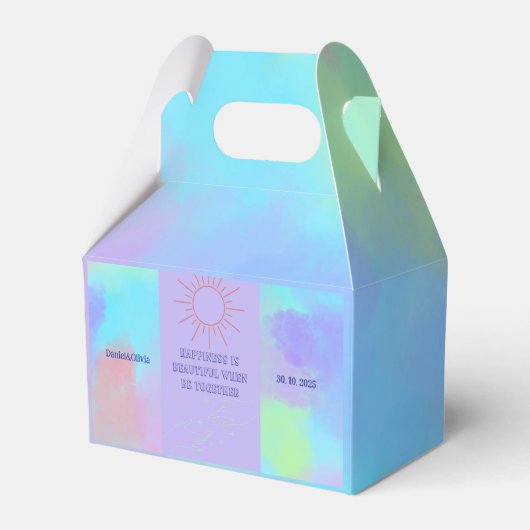 Ballotins Mariage doux violet profond (Verso)