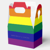 Ballotins Mariage drapeau arc-en-ciel (Ouvert)