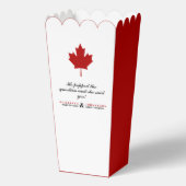 Ballotins Mariage du drapeau canadien (Recto)