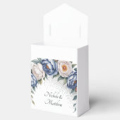 Ballotins Mariage Dusty Blue & White Peony (Ouvert)