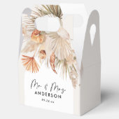 Ballotins Mariage élégant botanique naturel pampas herbe (Ouvert)