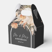 Ballotins Mariage élégant botanique naturel pampas herbe (Arrière)