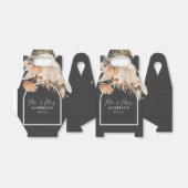 Ballotins Mariage élégant botanique naturel pampas herbe (Déplié)