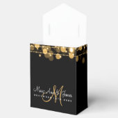 Ballotins Mariage élégant de la fête scintille or (Ouvert)