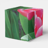 Ballotins Mariage élégant de tulipes roses (Arrière)