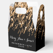 Ballotins Mariage élégant décroissant étoiles Or (Ouvert)