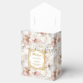 Ballotins Mariage élégant Dusty Rose Gold Merci Ballotin (Ouvert)