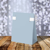 Ballotins Mariage élégant Faveurs Dusty Blue Monogramme