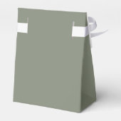 Ballotins Mariage élégant Sage & Silver (Arrière)