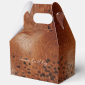 Ballotins Mariage en cuir Brown Faux (Recto)